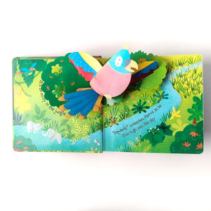 Usine d'impression de livres 3D pop-up personnalisés professionnels en Chine – Livre 3D stéréoscopique populaire à couverture rigide sur le thème des animaux pour enfants - Product Image 2
