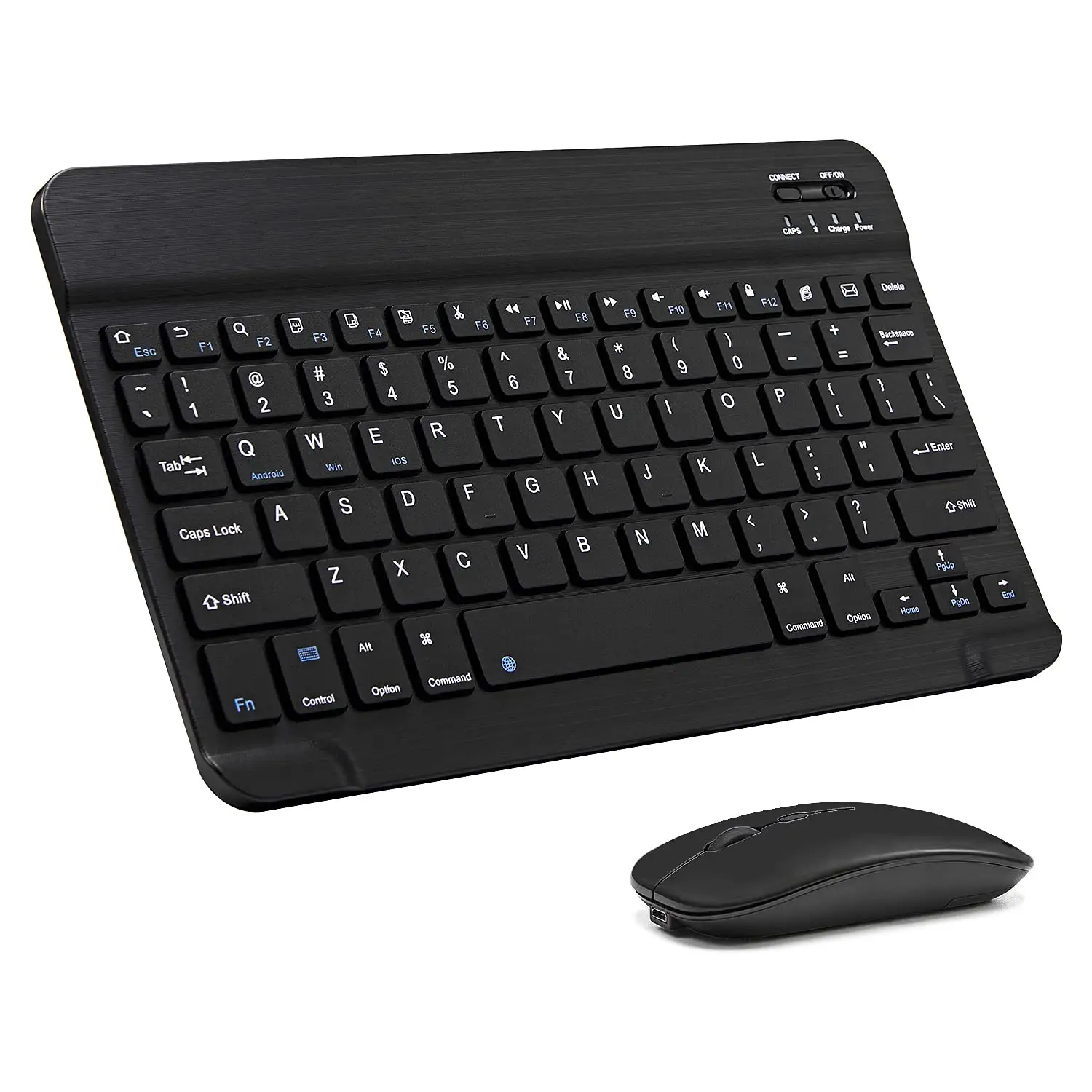 Normale tragbare USB wiederauf ladbare Maus und Tastatur schlanke Bluetooth-Tastatur und Maus für Handy Tablet abs