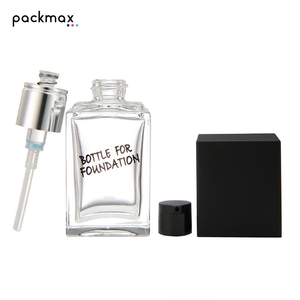 New 30ml Square Foundation Bottle Regular Model for Primer BB Cream Serum Lotion Pump Cosmetic Bottle OEM Zhejiang - Product Image 3