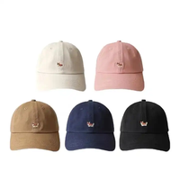Broderie chien maman Baseball chapeau coton confort os Snapback chien marche papa casquette cadeau parfait pour les propriétaires de Corgi casquette de camionneur