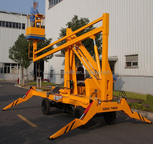 15m Độ cao cao bốn bánh xe đi Bộ thiết bị làm việc heigh Cherry picker cho nâng - Product Image 4