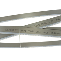 Lame de scie à ruban bimétallique Germany Tech M42 16*0.65MM 3/4T résistante à l'usure pour la coupe de l'acier allié et de l'acier inoxydable