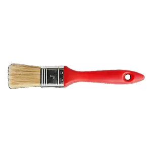 hot selling products 2023 customization High Quality Plastic Handle Blended Hog Bristle Synthetic Fibre paint brushes for Wall Printing