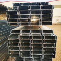 Viga de Acero en Forma de C Prime Baowu para Bandeja de Cables y Drenaje Tipo U de Hormigón con Soldadura de Acero Galvanizado