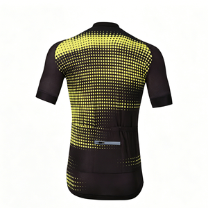 Maillot de cyclisme unisexe personnalisable à manches courtes, respirant, avec fermeture éclair intégrale, idéal pour l'été et les clubs – Vente en gros - Product Image 3