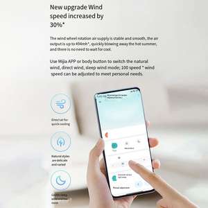 RC <span class=keywords><strong>Xiaomi</strong></span> Mijia <span class=keywords><strong>Smart</strong></span> DC Inverter <span class=keywords><strong>Tower</strong></span> <span class=keywords><strong>Fan</strong></span> 2 DC Inverter 10 metros Flujo de aire AI Control de voz Silencioso Ahorro de energía - Product Image 3