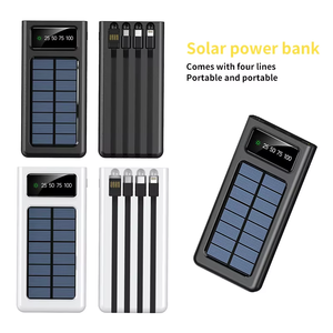 Meilleures ventes : Power Bank <span class=keywords><strong>solaire</strong></span> personnalisable avec logo, étanche, avec charge rapide PD et lumière LED pour téléphone, portable, idéal pour les voyages - Product Image 2
