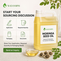 Huile de graines de Moringa biologique pressée à froid, non raffinée, pure, pour matières premières cosmétiques