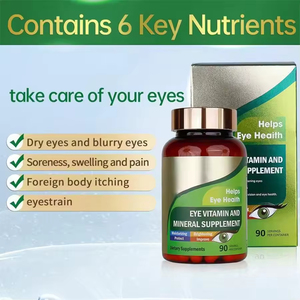 Complément alimentaire en gélules molles pour les yeux, vitamines et minéraux, vente chaude OEM, lutéine et zéaxanthine pour la santé de la vision, soulage la fatigue oculaire - Product Image 3