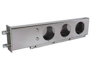 Custom 30 Inch <strong>Chromed</strong> Steel Light <strong>Boxes</strong> With Mud Flap Mounts - Product Image 2