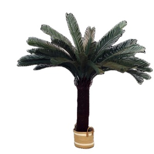 Nouveautés <span class=keywords><strong>en</strong></span> gros, cycas artificielle de 80 cm, cycas revoluta verte, plante artificielle avec <span class=keywords><strong>pot</strong></span> - Product Image 1