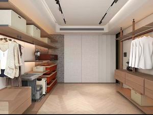 Armoire ouverte sur mesure de style moderne, vente en gros d'usine, villa haut de gamme, armoire combinée sur mesure pour chambre à coucher, <span class=keywords><strong>vestiaire</strong></span> - Product Image 1