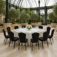 Chaise de banquet noire élégante pour hôtel, prix d'usine, pour événements de mariage, fournisseur