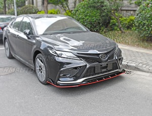 Para Toyota Camry Sport 2021-2023, Kit de carrocería con difusor y divisor de labio para parachoques delantero, negro brillante, pieza de modificación y protector de parachoques - Product Image 6