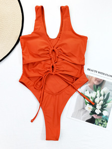 <span class=keywords><strong>Maillot</strong></span> <span class=keywords><strong>de</strong></span> <span class=keywords><strong>bain</strong></span> personnalisé une <span class=keywords><strong>pièce</strong></span>, <span class=keywords><strong>Orange</strong></span>, bandeau, String, ensemble deux pièces, pour femmes, TW9205210, 2022 - Product Image 2
