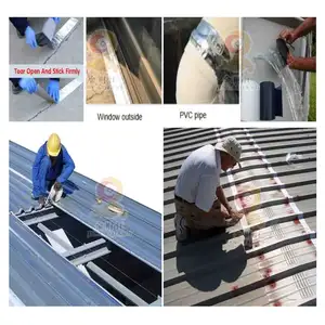 Waterproof Adhesive Butyl Sealing Tape For Roof Repair .window Sealing Water Pipe Leakage