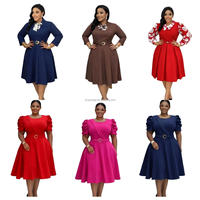 Nouvelle Robe d'été élégante et décontractée pour femme, grande taille, respirante, boutonnée et ample