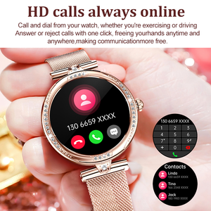 DF HW16 Relojes Smart Watch für Frauen IP68 Wasserdichte IOS Smart Armbänder Android Smart Armbänder mit Amoled Display - Product Image 3