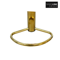 Accessoires de base pour tabourets de bar modernes, vente en gros, Or Titane, certifiés usage commercial, pour salons et hôtels, styles de design de mobilier