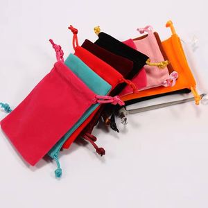 Bolsas de Joyería Imprimibles con Logotipo Personalizado, Bolsas de Seda para Dulces de Boda, Bolsas de Terciopelo con Cordón para Cosméticos - Product Image 5