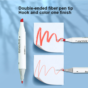 2024 120色/80色/60色各種ファインカラーアーティストマーカーペンスケッチ絵画コミックとデザイン - Product Image 5