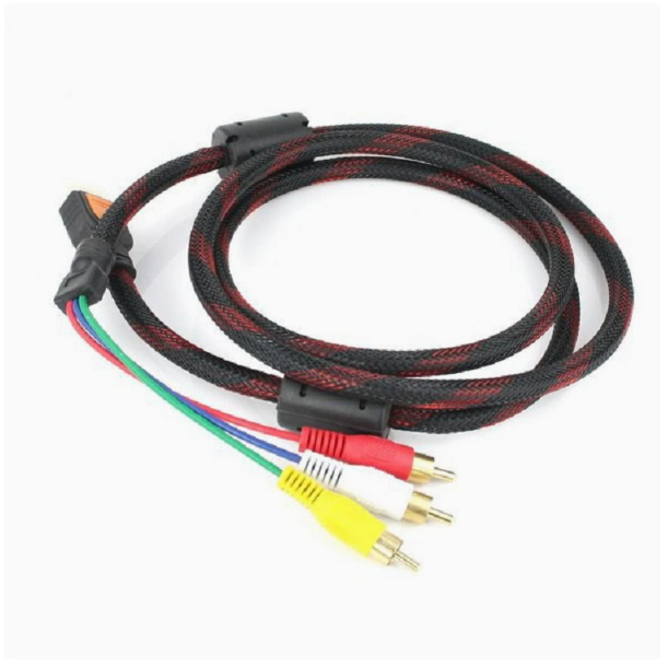 For to Component Video Cable 1.5m AV Cable for HDTVs and Computers