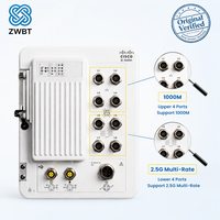 Cisco Switch Catalyst IE-3400H-8T-A Heavy Duty IP67 Switch 8x 1G M12 X-Coded Ports -40C hingga 75C Tanpa Kipas Lisensi Network Advantage