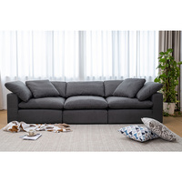Canapé Sectionnel Moderne en Forme de L, Doux et Confortable, Style Nuage, Nouveau Modèle