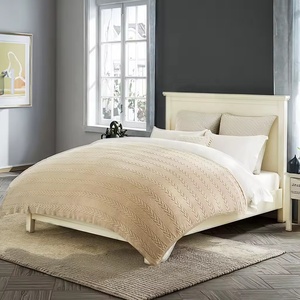 Hochwertige Strick decke Throw Soft Yarn Throw Blanket Handgemachte Strick decke Chunky Throw Home Bed Use - Product Image 5