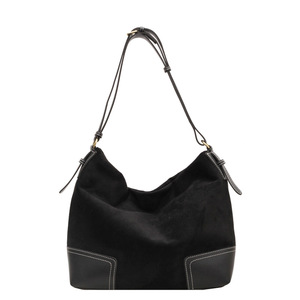 Bolso de hombro de moda para otoño/invierno, hecho de material PU, estilo vintage, de gamuza, para mujer, de gran capacidad, tipo mochila. - Product Image 6