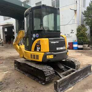 Excavadora pequeña de segunda mano Komatsu PC50MR original de Japón usada, excavadora hidráulica pequeña de orugas 5T - Product Image 1