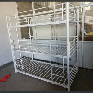 Высококачественное трехслойное школьное общежитие, трехуровневые металлические двухъярусные кровати из Китая - Product Image 3