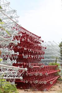 La antena de comunicación 30m auto apoyo mástil Wifi Torre de Telecomunicaciones precio apoyo celda de acero 40m Vietnam - Product Image 2