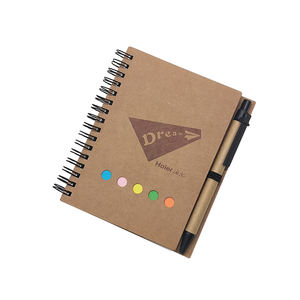 Libreta de Notas Adhesivas Personalizada con Logotipo, Encuadernación en Espiral A5, Tapa Dura, Cubierta de Papel/PP, Venta al por Mayor - Product Image 4