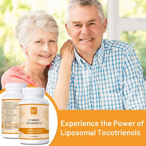 Vente en gros Vitamine E 400 LU Naturel Vegan Suppléments Mélange de Tocophérols Tocotriénols Soins de la Peau Vitamine E 60 Capsules - Product Image 6