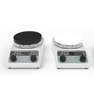 Agitateur magnétique avec chauffage pour laboratoire, 100-1500 tr/min, plaque chauffante chimique, mélangeur à magnétisme chauffant - Product Image 3