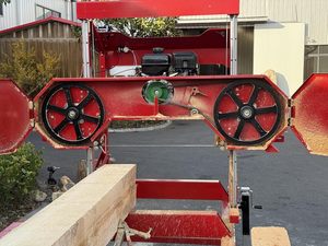 Sierra de Cinta Horizontal Portátil de 32 Pulgadas para Cortar Madera Profunda, a Gasolina/Eléctrica, para Uso Doméstico - Product Image 6