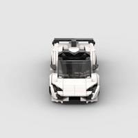 Compatible avec les briques de marque, voiture de course MOC, jouets de construction éducatifs à assembler soi-même pour enfants, en plastique