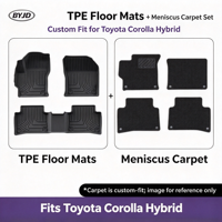 Tapis de sol de voiture en TPE écologique sur mesure pour Toyota Corolla Levin 2017-2026, ensemble de tapis de coffre et de protection de coffre