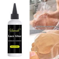 Colle pour dentelle 100 ml, colle imperméable, dissolvant de colle pour perruque à dentelle frontale, colle pour perruque imperméable extra forte, gel de tressage, kit d'installation de perruque