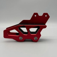 Glissière de guidage de chaîne rouge en alliage d'aluminium pour XR250 BAJA - Pièce de rechange robuste et résistante à l'usure pour protection de bras oscillant