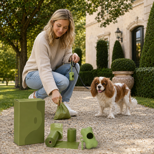 Rollos de Bolsas para Desechos de Perros de Colores al por Mayor, Tamaño Personalizado, Grosor, Fragancia, Impresión y Empaque para Venta al por Menor - Product Image 5
