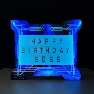 Papan Tanda LED Marquee Ramah Lingkungan Sekali Pakai dengan Logo Kustom untuk Klub Malam dan Bar, Rak <span class=keywords><strong>Display</strong></span> Pesan Digital - Product Image 3