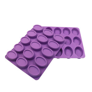 Moule en silicone ovale de haute qualité à 15 cavités pour la maison, outils de pâtisserie faits main pour gelée et pouding - Product Image 5