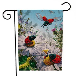 Chất Lượng Cao Tùy Chỉnh Polyester Theo Mùa Thăng Hoa In Ấn Vườn Cờ Thiết Lập Cho Ngoài Trời Trang Trí Nội Thất Hoa Cờ - Product Image 2