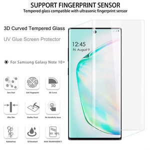 Protector de pantalla de pegamento <span class=keywords><strong>UV</strong></span> S20 S10 Plus 10e S9 S8 Plus vidrio templado para Samsung note 10 note10 9 8 Plus protección de pantalla - Product Image 4