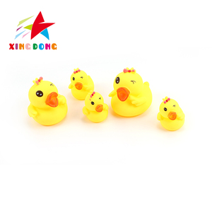 Venta caliente 2024 Blister Bathtime Ducks Baby Bath Toys Baño flotante Piscina Baño Juguete de baño Animal de goma - Product Image 6
