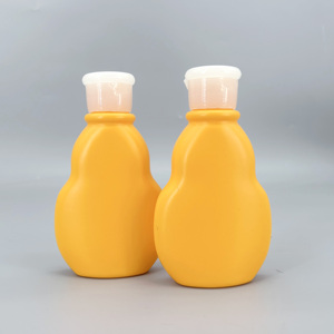 Botella de Plástico de 120 ml (4 oz) para Champú o Gel de Ducha para Bebés, Botella Vacía para Loción Infantil o Aceite Esencial con Tapa Abatible - Product Image 1