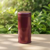 Boîte à thé en métal personnalisée tendance en gros, boîte en fer blanc de qualité alimentaire avec couvercle à bouchon
