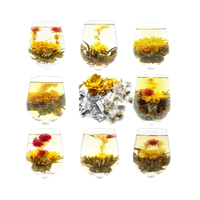 OEM ODM disponible, en vrac, bombes de thé fleuri en forme de boule, qualité supérieure, certifiées, sachet de thé santé 7g*10pcs/sachet, direct